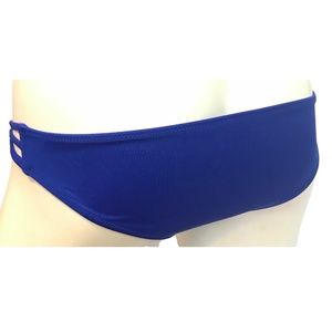 Victoria's Secret Royal Blue The Strappy Cheeky Swim Bottom XS